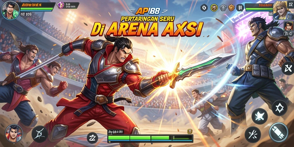 Tampilan bermain yang intens dan penuh aksi di API88.