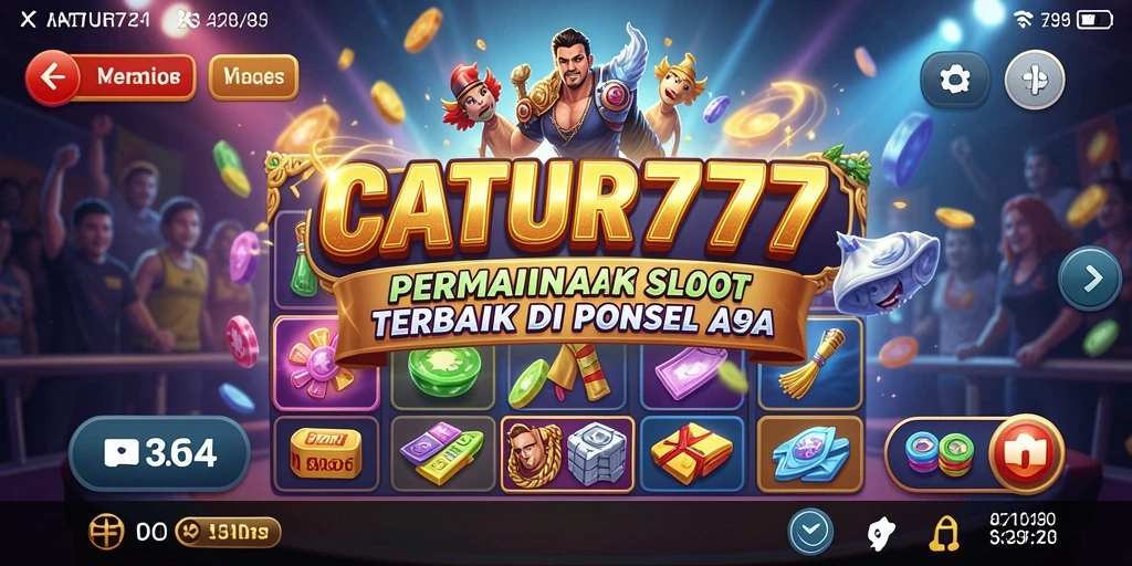 Tangkapan layar dari gameplay slot menampilkan fitur menarik dan tema beragam.
