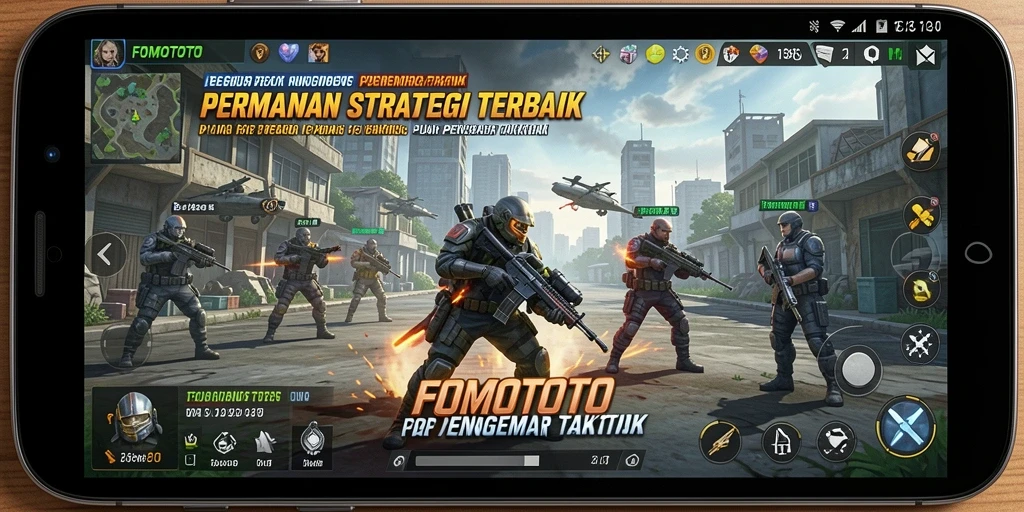 Gameplay seru FOMOTOTO dengan berbagai strategi yang bisa diterapkan.