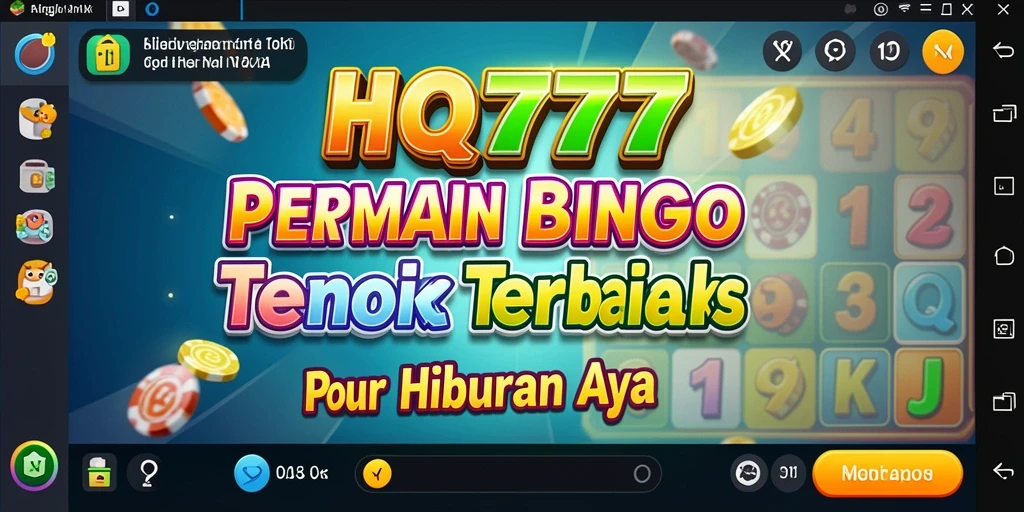 Screenshot gameplay HQ777 Bingo yang mendebarkan dan interaktif.