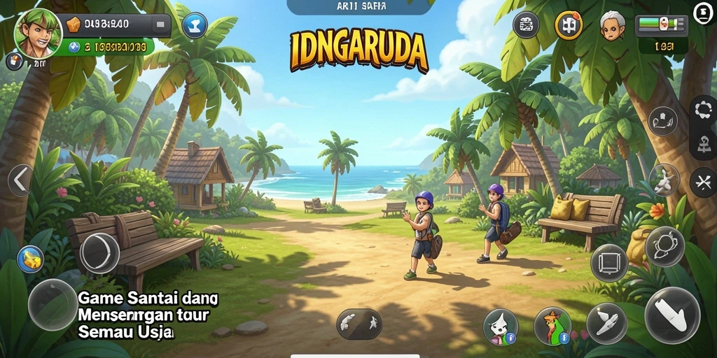 Tampilan gameplay dari game IDNGARUDA yang seru dan menyenangkan.