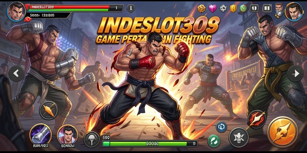 Tampilan screenshot gameplay INDESLOT303 menunjukkan duel epic.