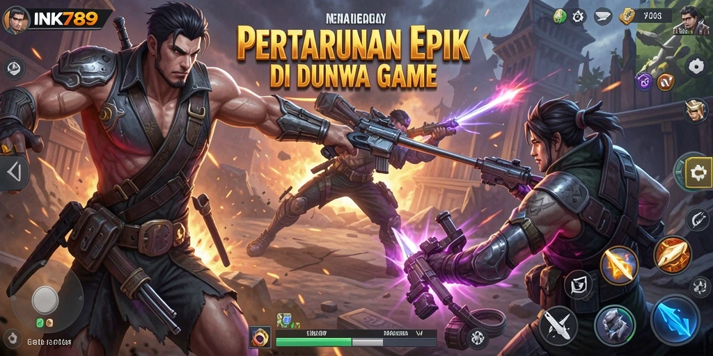 Tampilan seru dari gameplay Fighting di INK789.