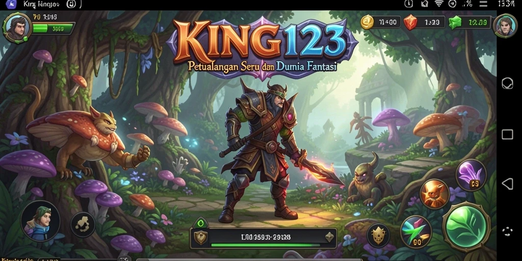 Tampilan gameplay KING123 dengan aksi petualangan yang seru.