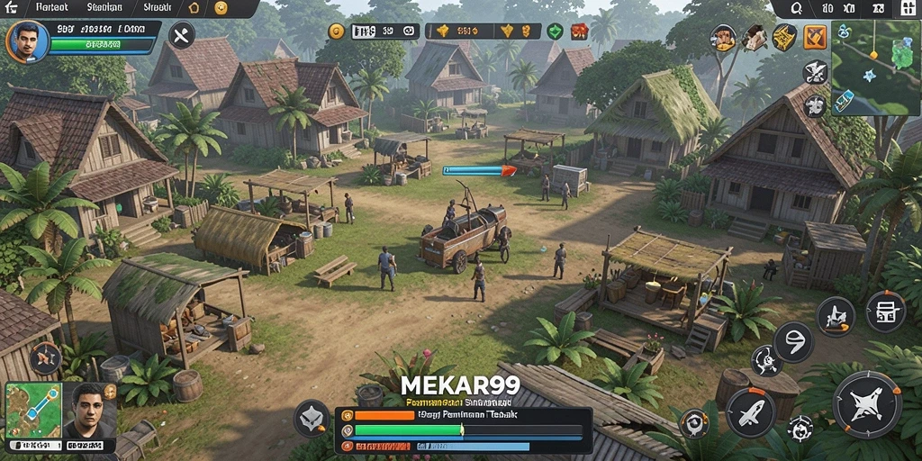 Tampilan menakjubkan dari gameplay MEKAR99 yang menarik.