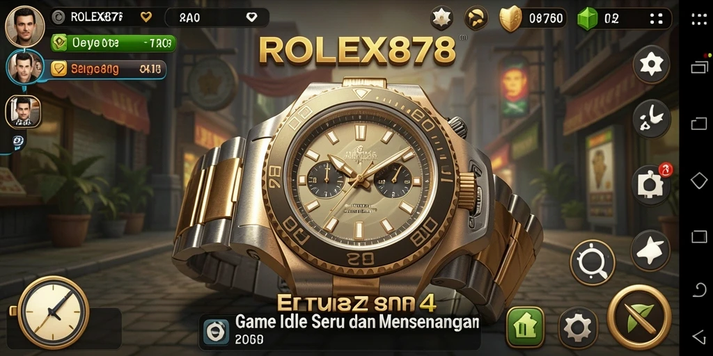Tampilan gameplay seru dan menarik dari ROLEX878 dalam genre Idle.