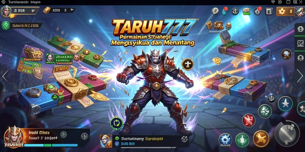 Tampilan gameplay TARUH777 dengan strategi mendalam dan grafis menawan.