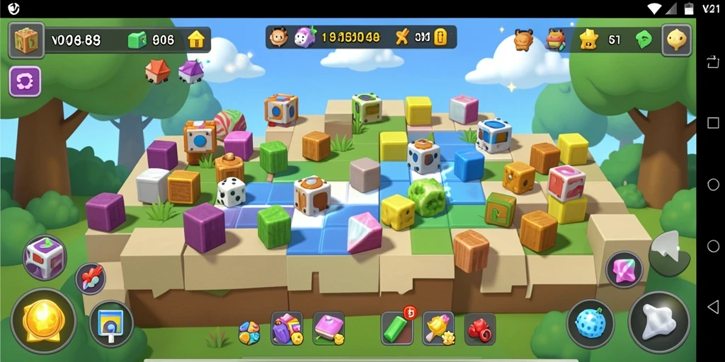 Tampilan gameplay menakjubkan dari V21 yang penuh tantangan Puzzle.