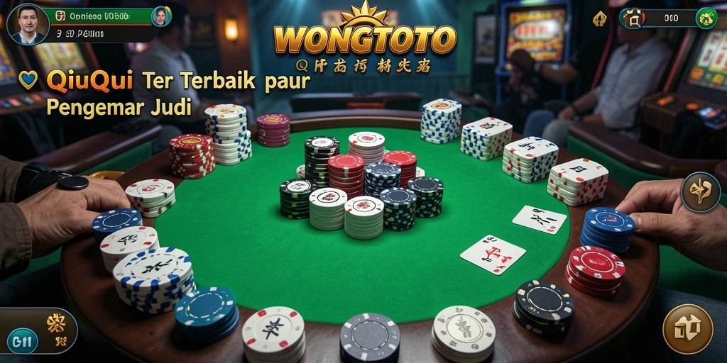 Gameplay seru dari WONGTOTO saat bermain QiuQiu.