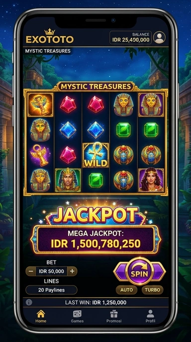 Proses pengunduhan APK yang cepat dan aman di situs exototo.